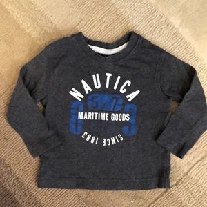 EUC Nautica 100% Cotton Long Sleeve Tee 12 M (Boy)